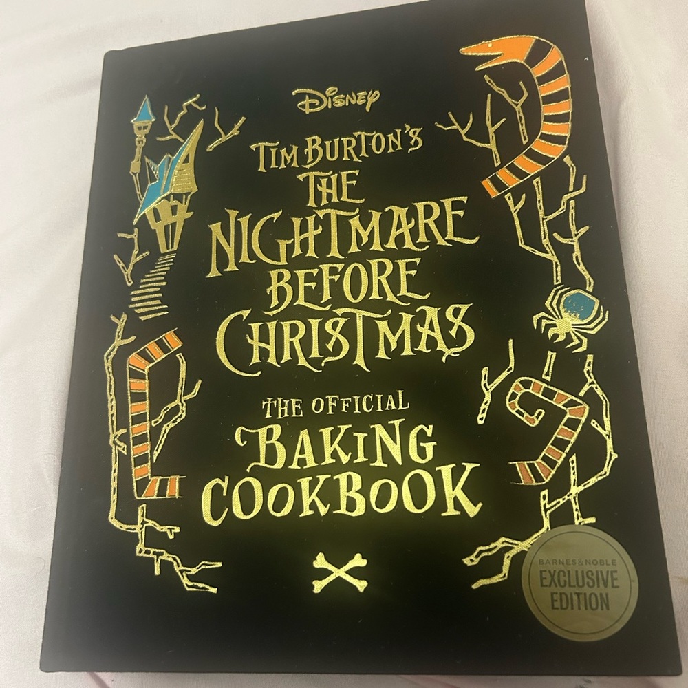 Disney the Nightmare Before Christmas exclusive baking cookbook